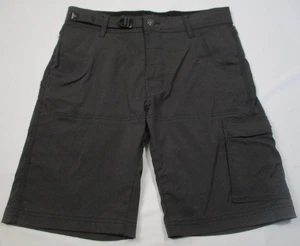 prAna Stretch Zion Shorts Mens 30x10 Gray Cargo Hiking Outdoor Nylon M3ST10117 - Picture 1 of 4