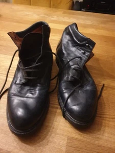 Boots von Donna Carolina, Gr. 37½, Dunkelblau, Leder - Bild 1 von 3