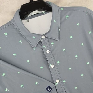 Criquet Golf 19. Loch Performance Spieler Polo grün Herren Größe 2XL - Bild 1 von 8