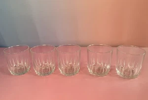 Vintage Menge 5 Arcoroc Luminarc Promi Rautenmuster Saftgläser 3" - Bild 1 von 16
