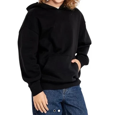 Sudadera con capucha negra de gran tamaño Old Navy para niños talla XXL (18) NUEVA CON ETIQUETAS Foto 1 de 4