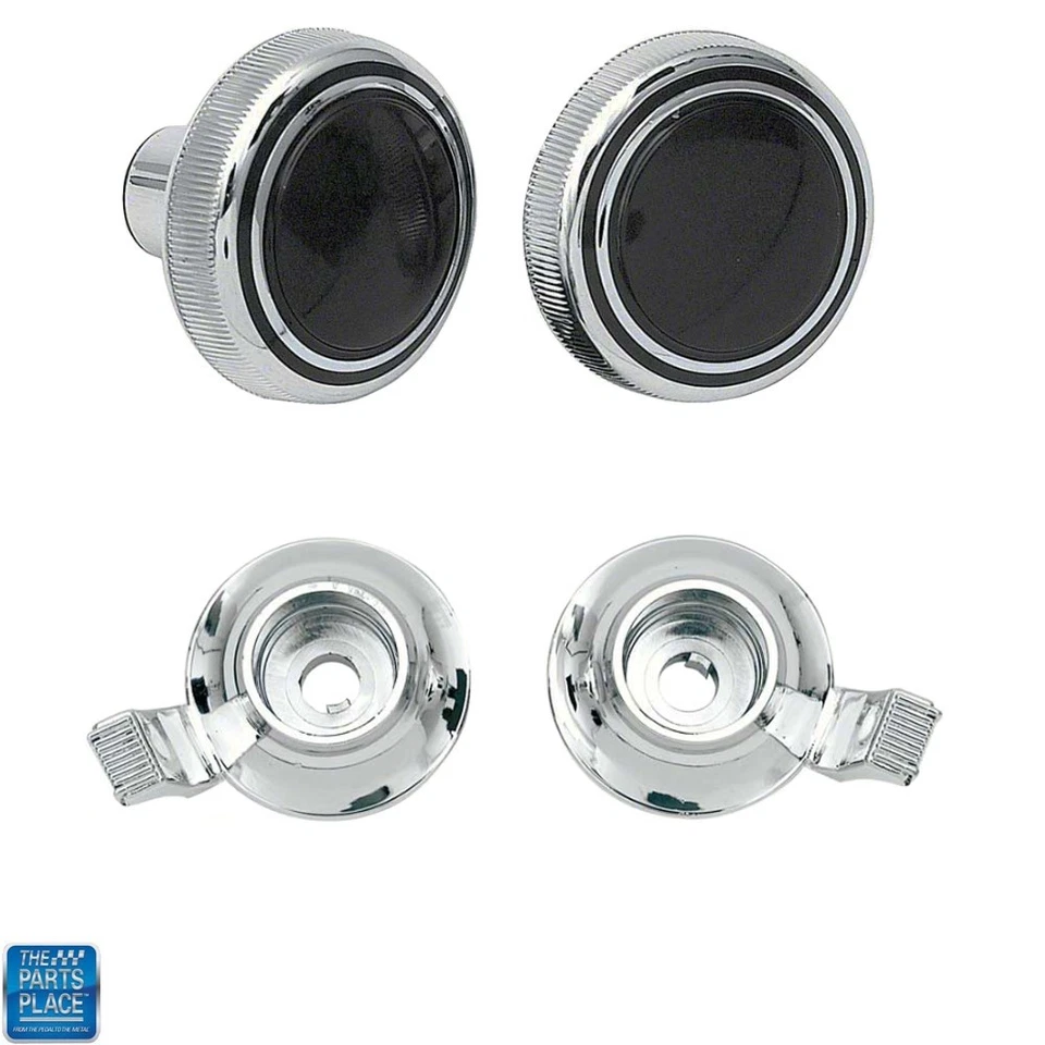 Chevrolet Cars 1969-70 estéreo radio perilla interior exterior juego de 4 piezas Foto 1 de 1