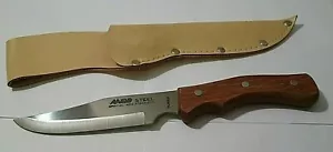 Anco Professional Hunting Fixed Blade Knife Scabbard 420 New Vintage NO BOX - Picture 1 of 7