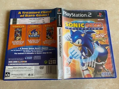 Sonic Gems Collection PAL UK ENGLISH Sony Playstation 2 PS2 CIB - Image 1 of 2