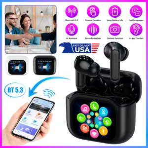 144+ Language AI Translating Earbuds Wireless Real Time Translator Earphones NEW - Picture 1 of 10