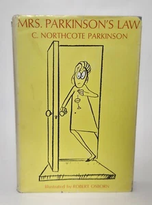 Mrs Parkinson's Law SIGNED C Northcote Parkinson 1968 First Edition First Print - Foto 1 di 11