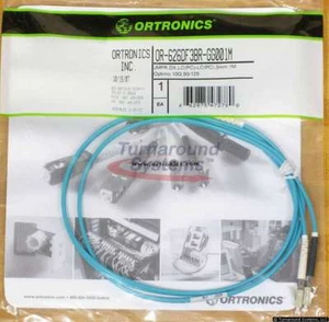 Ortronics OR-626DF3BR-GG001M 1M LC-LC dúplex 10G 50/125, ¡NUEVO! - Imagen 1 de 1