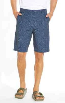 NUEVOS PANTALONES CORTOS HÍBRIDOS PARA HOMBRE 36 AZULES MICROS KERALA 9" ENTREPIERNA 4 VÍAS ELÁSTICOS Foto 1 de 3