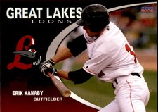 2008 Great Lakes Loons Choice #11 Erik Kanaby Houston Texas TX Baseball Card
