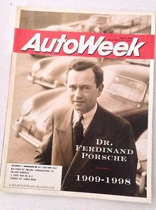 Autoweek Magazine Dr Ferdinand Porsche April 6, 1998 020117RH - Imagen 1 de 1