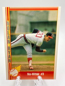 1991 Pacific Nolan Ryan Texas Express I #30 No-Hitter Number 3