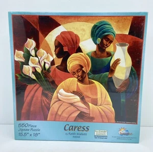 Neu aus altem Lagerbestand 2004 versiegelt CARESS 550-TEILIGES Puzzle #59248 afrikanische Frauen schwarze Kunst - Bild 1 von 11