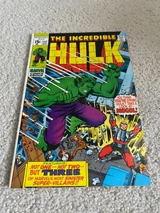Incredible Hulk 127 VF- 7.5 High Grade Mole Man Tyrannus Marvel 1970 - Picture 1 of 4