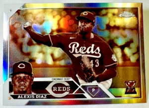 Alexis Diaz Cincinnati Reds Sepia Refractor 2023 Topps Chrome #179 - Picture 1 of 2