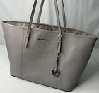 Michael Kors Tote Mirco Studded Center Striped Saffiano Leather Large Shoulder