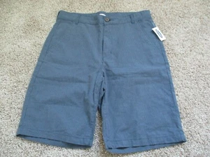 BNWT Old Navy Big Boys cotton shorts, Size 16Plus, adjustable waist, Blue stripe - Picture 1 of 6