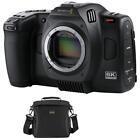 Blackmagic Design Cinema Camera 6K with Multi-Device Shoulder Bag #CINECAM60KLFL
