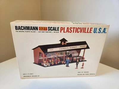 Bachmann O27 Scale PLASTICVILLE U.S.A. Farmer's Market # 1923 Roadside Stand - Image 1 of 4