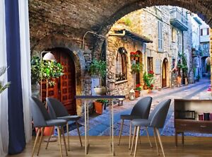 Old Street of Italy Wallpaper City Wall Mural Home Paper Poster Art 366x254 cm