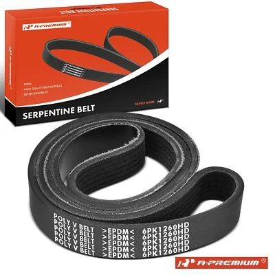 A-Premium 49.61英寸 重型蛇形皮带适用于福特 f-250 f-350 1988 - 1996 — 第 1/4 张图片