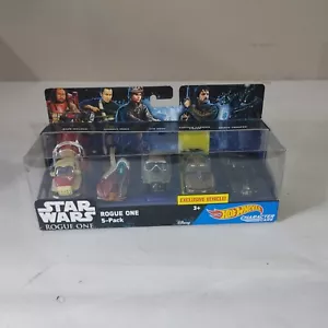Star Wars Hot Wheels Cars confezione da 5 Rogue One Captain Cassian Andor HTF come nuovo - Foto 1 di 4