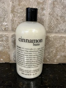 Philosophy CINNAMON BUNS 3 in 1 Shower Gel Body Wash ORIGINAL FORMULA 16 oz - Picture 1 of 2