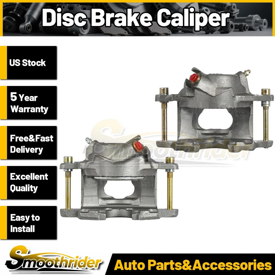 Pinza de freno de disco delantera Nugeon 2 piezas para Oldsmobile 442 1969 1970 1971 Foto 1 de 4