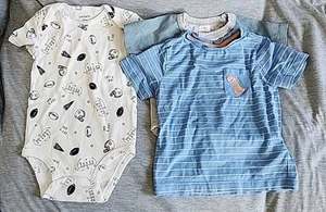 12m baby boy shirts Lot Carters Tommy Bahamama 💙 - Picture 1 of 7