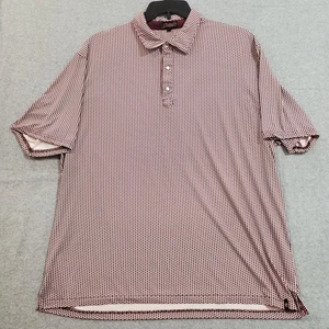 Rafter C Polo Shirt Mens XXL Pearl Snap Performance Texas AOP Stretch - Picture 1 of 6
