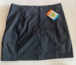 Neu mit Etikett Columbia Bryce Peak Damen-Wanderrock Skort schwarz Größe 10 - Bild 1 von 11