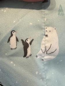 Cuddl Duds Penguin + Polar Bear STANDARD/QUEEN Pillowcases Set 2 Arctic Critters - Picture 1 of 5