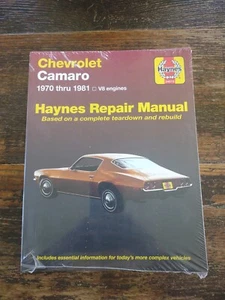 Chevrolet Camaro (1970-1981) Haynes Repair Manual (USA) - Picture 1 of 6