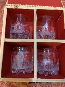 Handmade Etched Safari Drinking Glasses from Kenya - Picture 1 of 13