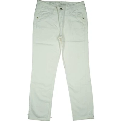 Esprit W32 L30 Jeans Hose weiß Damen Casual Denim Straight mid Stretch Praxis 42 - Bild 1 von 4