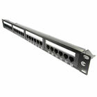 Patch Panel Cat6 RJ45 19 inch Rack Mountable 24 Port With Back Bar [004137]