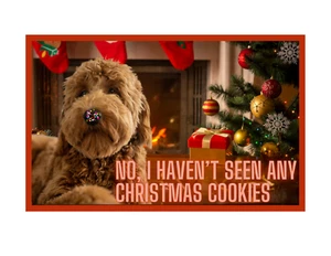 Goldendoodle Flat Flexible Refrigerator Magnet - Picture 1 of 1