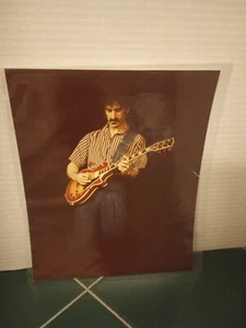 1970's Frank Zappa Plays Guitar Original 8 x 10 Photo Rare - Picture 1 of 6