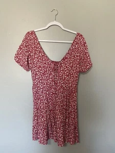 Bohme Dress Red Floral *New* w/Tags - Picture 1 of 4