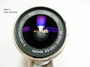 Sigma 28-80mm f/3.5-5.6 Macro lens | Minolta A/Sony Alpha | Tested, E+ | $24 - Picture 1 of 3