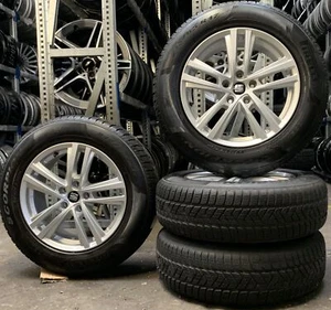 4 Orig SEAT Winterräder 215/65 R17 99H Ateca Leon Exeo KBA 50930 2263 - Bild 1 von 3