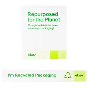 Recycled Packaging Stickers – 100 Pack - Picture 1 of 5