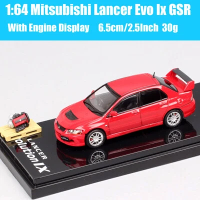 1/64 Mitsubishi Lancer Evolution EVO Ix GSR с двигателем модель автомобиля хобби Япония - Изображение 1 из 4