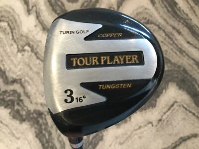 Turín Golf Cobre Tour Player 3 Madera 16* Tungsteno Mano Izquierda Strata-Flex Grafito Foto 1 de 4