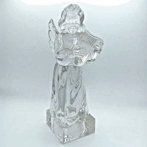 Mikasa Lead Crystal Glass Angel with Harp from Herald Collection Made in Germany - Picture 1 of 12