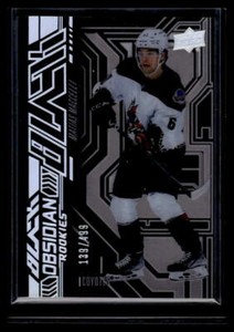 Matias Maccelli 2022 UD SPX Black Obsidian Rookies /499  #OR-38 Arizona