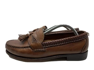 Allen Edmonds Maxfield 50014 Dark Chili Tassel Loafers Slip On Shoes Size 11 D - Picture 1 of 11