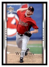 2007 Upper Deck #728 WOODY WILLIAMS Houston Astros