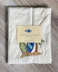POTTERY BARN KIDS Island Party Table Runner 16”x46” summer surf surfboard NEW - Picture 1 of 7