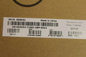 DP/N# 0K9K53 LOT OF 30 NEW WHITE Dell Brazil-Portuguese Wired USB Keyboard KB216 - Picture 1 of 4