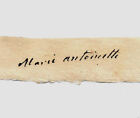 Marie Antoinette Autograph Reprint On Genuine Original Period 1780 Paper 